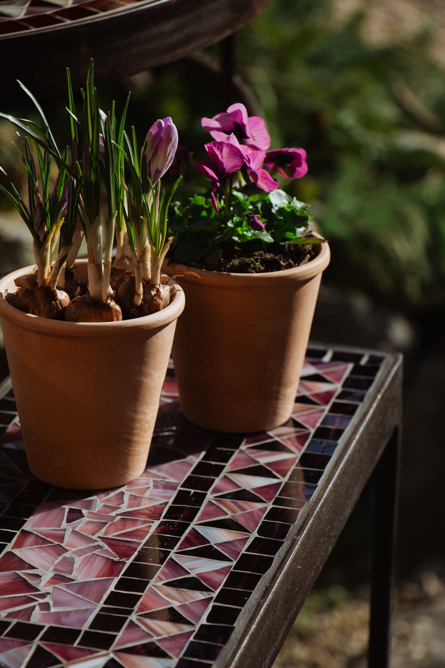 Mosaiktisch rechteckig Amethyst