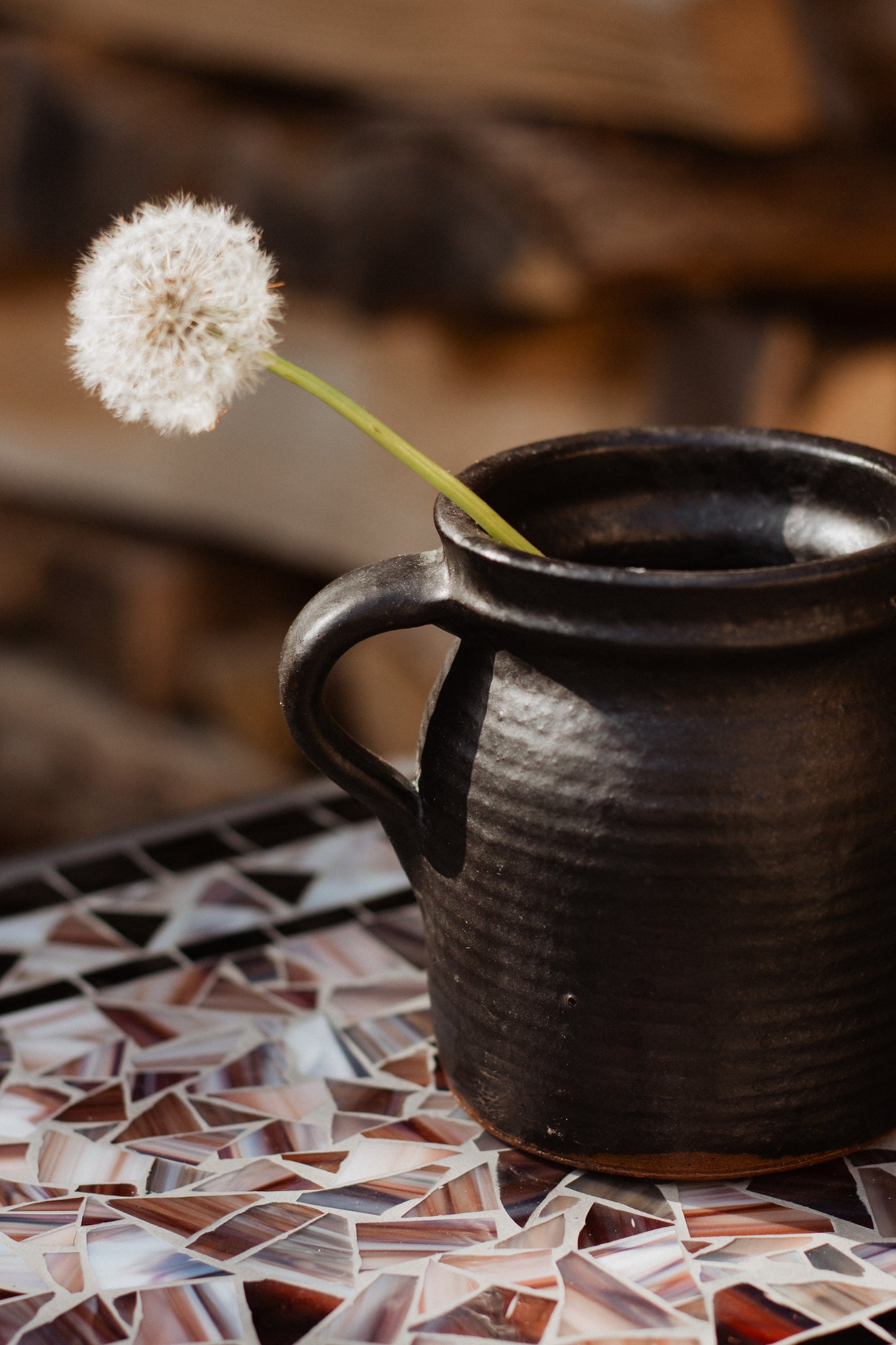 Mosaiktisch quadratisch *schwarz braun*